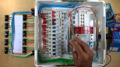 quadro de distribuição residencial