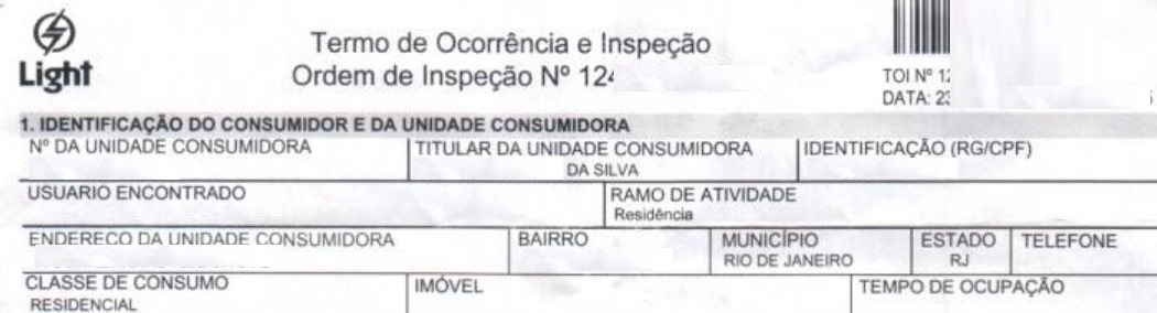 Recebi um toi light o que fazer